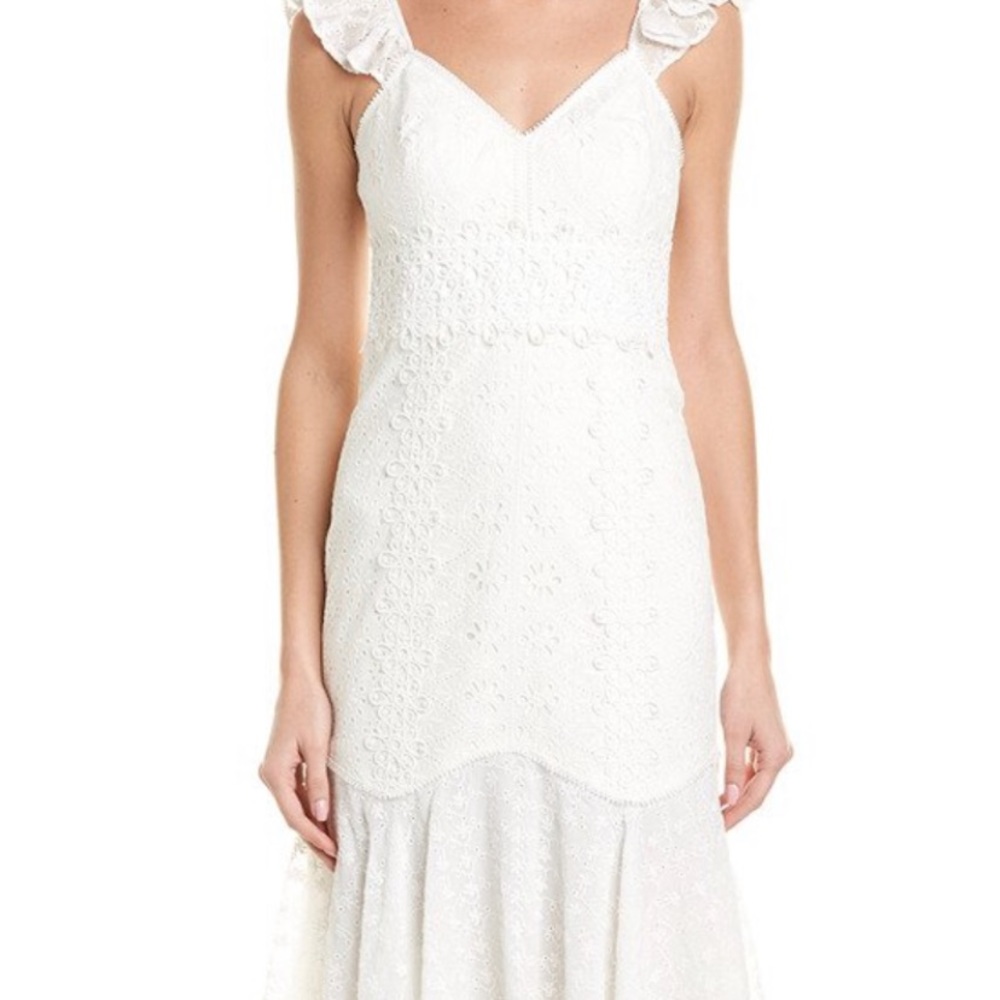 Evernew Melbourne White Eyelet Mermaid Dress